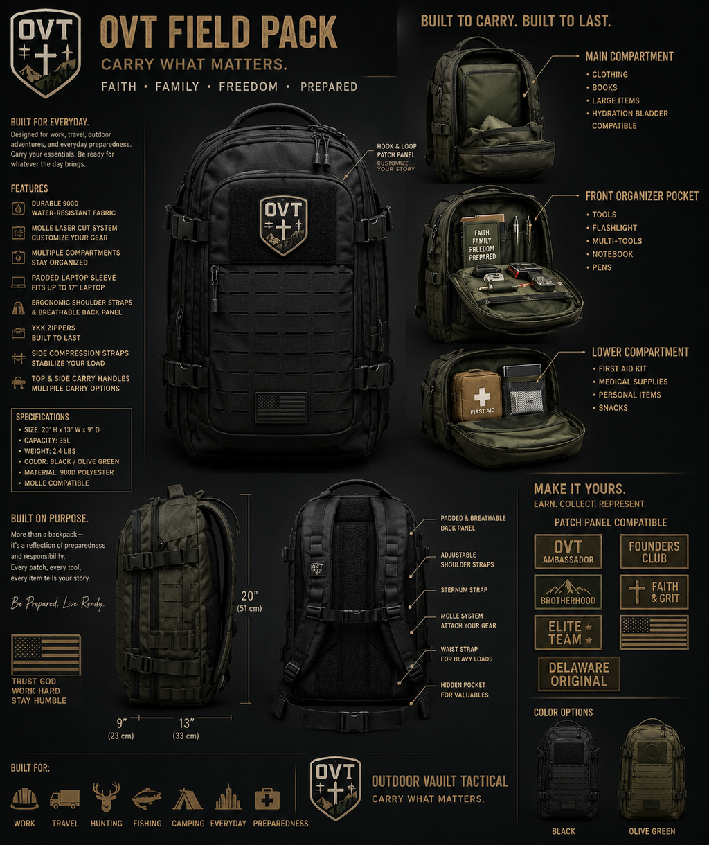 OVT Field Pack – Tactical Backpack